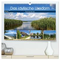Das idyllische Usedom (hochwertiger Premium Wandkalender 2024 DIN A2 quer), Kunstdruck in Hochglanz