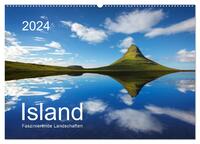 ISLAND 2024 - Faszinierende Landschaften (Wandkalender 2024 DIN A2 quer), CALVENDO Monatskalender