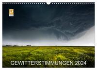 GEWITTERSTIMMUNGEN 2024 (Wandkalender 2024 DIN A3 quer), CALVENDO Monatskalender