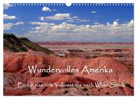 Wundervolles Amerika (Wandkalender 2024 DIN A3 quer), CALVENDO Monatskalender