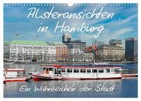 Alsteransichten in Hamburg (Wandkalender 2024 DIN A3 quer), CALVENDO Monatskalender