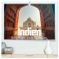 Indien - Eine Reise nach Südasien. (hochwertiger Premium Wandkalender 2024 DIN A2 quer), Kunstdruck in Hochglanz