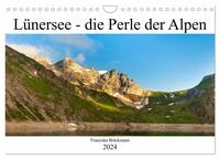 Lünersee - die blaue Perle der Alpen (Wandkalender 2024 DIN A4 quer), CALVENDO Monatskalender