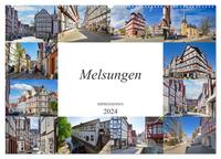 Melsungen Impressionen (Wandkalender 2024 DIN A2 quer), CALVENDO Monatskalender