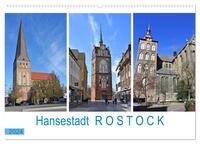 Hansestadt ROSTOCK, das Tor zur Ostsee (Wandkalender 2024 DIN A2 quer), CALVENDO Monatskalender