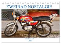 Zweirad Nostalgie - YAMAHA in Kuba (Tischkalender 2024 DIN A5 quer), CALVENDO Monatskalender