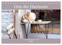 Orte der Harmonie (Tischkalender 2024 DIN A5 quer), CALVENDO Monatskalender