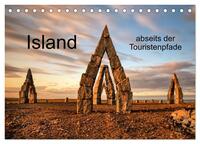 Island abseits der Touristenpfade (Tischkalender 2024 DIN A5 quer), CALVENDO Monatskalender