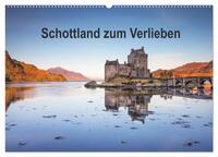 Schottland zum Verlieben (Wandkalender 2024 DIN A2 quer), CALVENDO Monatskalender