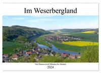 Im Weserbergland - Von Hannoversch Münden bis Minden (Wandkalender 2024 DIN A2 quer), CALVENDO Monatskalender