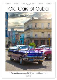 Old Cars of Cuba (Wandkalender 2024 DIN A4 hoch), CALVENDO Monatskalender