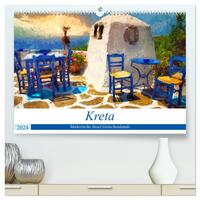 Kreta - Malerische Insel Griechenlands (hochwertiger Premium Wandkalender 2024 DIN A2 quer), Kunstdruck in Hochglanz