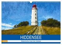Hiddensee - Malerische Insel der Ostsee (Wandkalender 2024 DIN A3 quer), CALVENDO Monatskalender