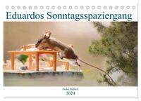 Eduardos Sonntagsspaziergang (Tischkalender 2024 DIN A5 quer), CALVENDO Monatskalender