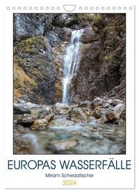 Europas Wasserfälle (Wandkalender 2024 DIN A4 hoch), CALVENDO Monatskalender