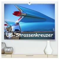 US-Strassenkreuzer (hochwertiger Premium Wandkalender 2024 DIN A2 quer), Kunstdruck in Hochglanz