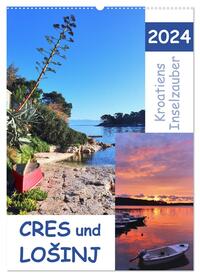 Kroatiens Inselzauber, Cres und Losinj (Wandkalender 2024 DIN A2 hoch), CALVENDO Monatskalender