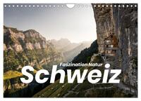 Schweiz - Faszination Natur (Wandkalender 2024 DIN A4 quer), CALVENDO Monatskalender