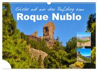 Erlebe mit mir den Aufstieg zum Roque Nublo (Wandkalender 2024 DIN A3 quer), CALVENDO Monatskalender