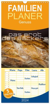 Familienplaner 2024 - Emotionale Momente: Das Brot des Bäckers. mit 5 Spalten (Wandkalender, 21 x 45 cm) CALVENDO