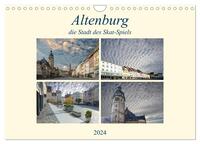 Altenburg, die Stadt des Skat-Spiels (Wandkalender 2024 DIN A4 quer), CALVENDO Monatskalender