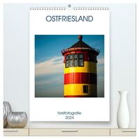 Ostfriesland - Fotos von forstfotografie (hochwertiger Premium Wandkalender 2024 DIN A2 hoch), Kunstdruck in Hochglanz