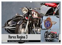 Horex Regina 3 mit Steib Seitenwagen S 501 (Wandkalender 2024 DIN A2 quer), CALVENDO Monatskalender