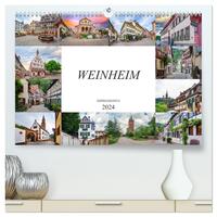 Weinheim Impressionen (hochwertiger Premium Wandkalender 2024 DIN A2 quer), Kunstdruck in Hochglanz