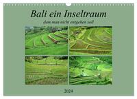 Bali,ein Inseltraum dem man nicht entgehen sollte. (Wandkalender 2024 DIN A3 quer), CALVENDO Monatskalender