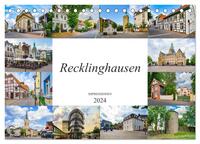 Recklinghausen Impressionen (Tischkalender 2024 DIN A5 quer), CALVENDO Monatskalender