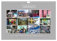 Sikkim - vergessene Perle im Himalaya (Wandkalender 2024 DIN A4 quer), CALVENDO Monatskalender