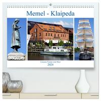 Memel - Klaipeda. Litauens Fenster zum Meer (hochwertiger Premium Wandkalender 2024 DIN A2 quer), Kunstdruck in Hochglanz