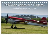 Tollkühne Helden der Fliegerei - Modellflugzeuge in Aktion (Tischkalender 2024 DIN A5 quer), CALVENDO Monatskalender