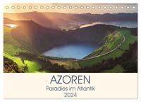 Azoren – Paradies im Atlantik (Tischkalender 2024 DIN A5 quer), CALVENDO Monatskalender