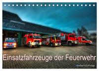 Einsatzfahrzeuge der Feuerwehr (Tischkalender 2024 DIN A5 quer), CALVENDO Monatskalender