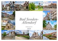 Bad Sooden-Allendorf Impressionen (Tischkalender 2024 DIN A5 quer), CALVENDO Monatskalender