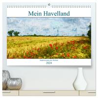 Mein Havelland - Impressionen der Heimat (hochwertiger Premium Wandkalender 2024 DIN A2 quer), Kunstdruck in Hochglanz