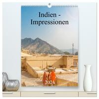 Indien - Impressionen (hochwertiger Premium Wandkalender 2024 DIN A2 hoch), Kunstdruck in Hochglanz