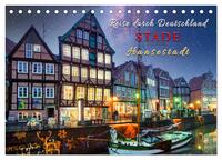 Reise durch Deutschland - Hansestadt Stade (Tischkalender 2024 DIN A5 quer), CALVENDO Monatskalender