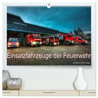 Einsatzfahrzeuge der Feuerwehr (hochwertiger Premium Wandkalender 2024 DIN A2 quer), Kunstdruck in Hochglanz