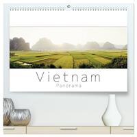 Vietnam Panorama (hochwertiger Premium Wandkalender 2024 DIN A2 quer), Kunstdruck in Hochglanz