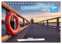 Sehnsucht Rügen (Tischkalender 2024 DIN A5 quer), CALVENDO Monatskalender