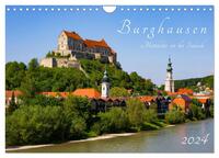 Burghausen - Mittelalter an der Salzach (Wandkalender 2024 DIN A4 quer), CALVENDO Monatskalender