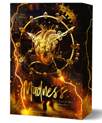 Cover-Abbildung für Madness - Das Land der tickenden Herzen (Softcover/Paperback) (99999---978-3-69130-061-1)