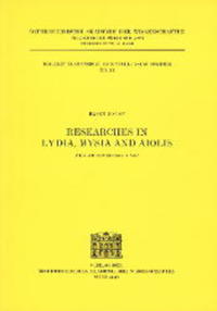 Researches in Lydia, Mysia and Aiolis