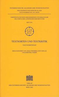 Textsorten und Textkritik