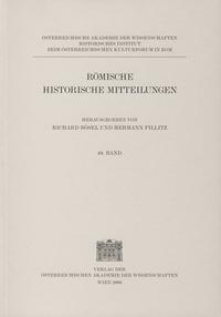 Römische Historische Mitteilungen / Römische Historische Mitteilungen Band 48/2006