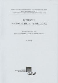 Römische Historische Mitteilungen / Römisch Historische Mitteilungen 52. Band