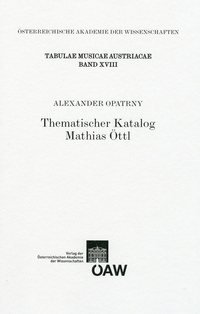 Thematischer Katalog Mathias Öttl