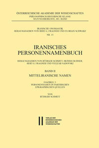 Iranisches Personennamenbuch Band II/Faszikel 5: Mitteliranische Namen